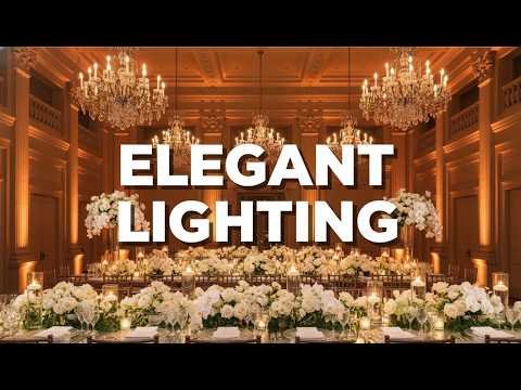 Luxury Wedding | Romantic Wedding Lighting at Rosewood Hotel Georgia